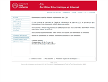 Tablet Screenshot of c2i.univ-paris5.fr
