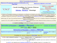 Tablet Screenshot of cnci.univ-paris5.fr