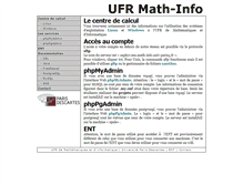 Tablet Screenshot of ens.math-info.univ-paris5.fr